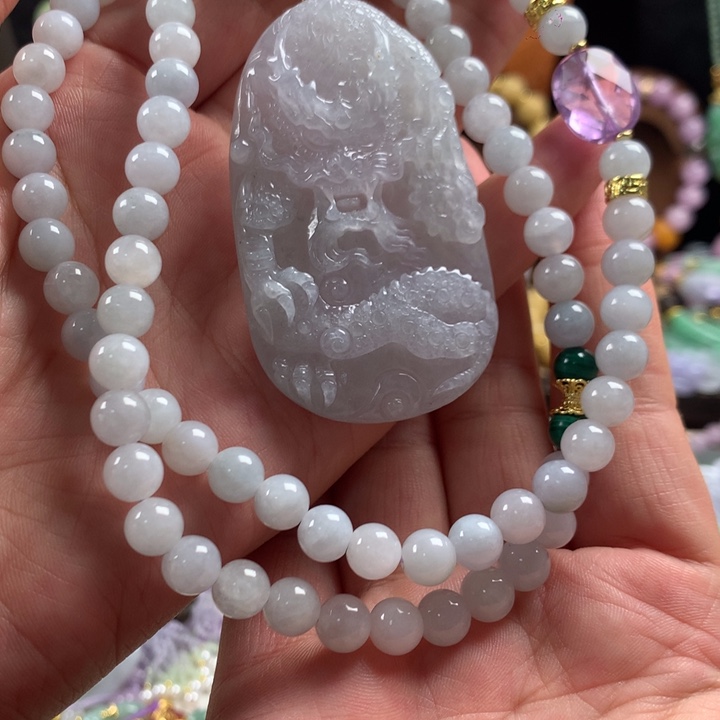 翡翠未镶嵌颈饰吊坠