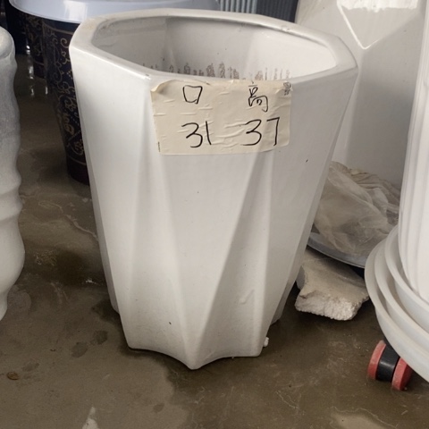 低腰白八方大号口31/37