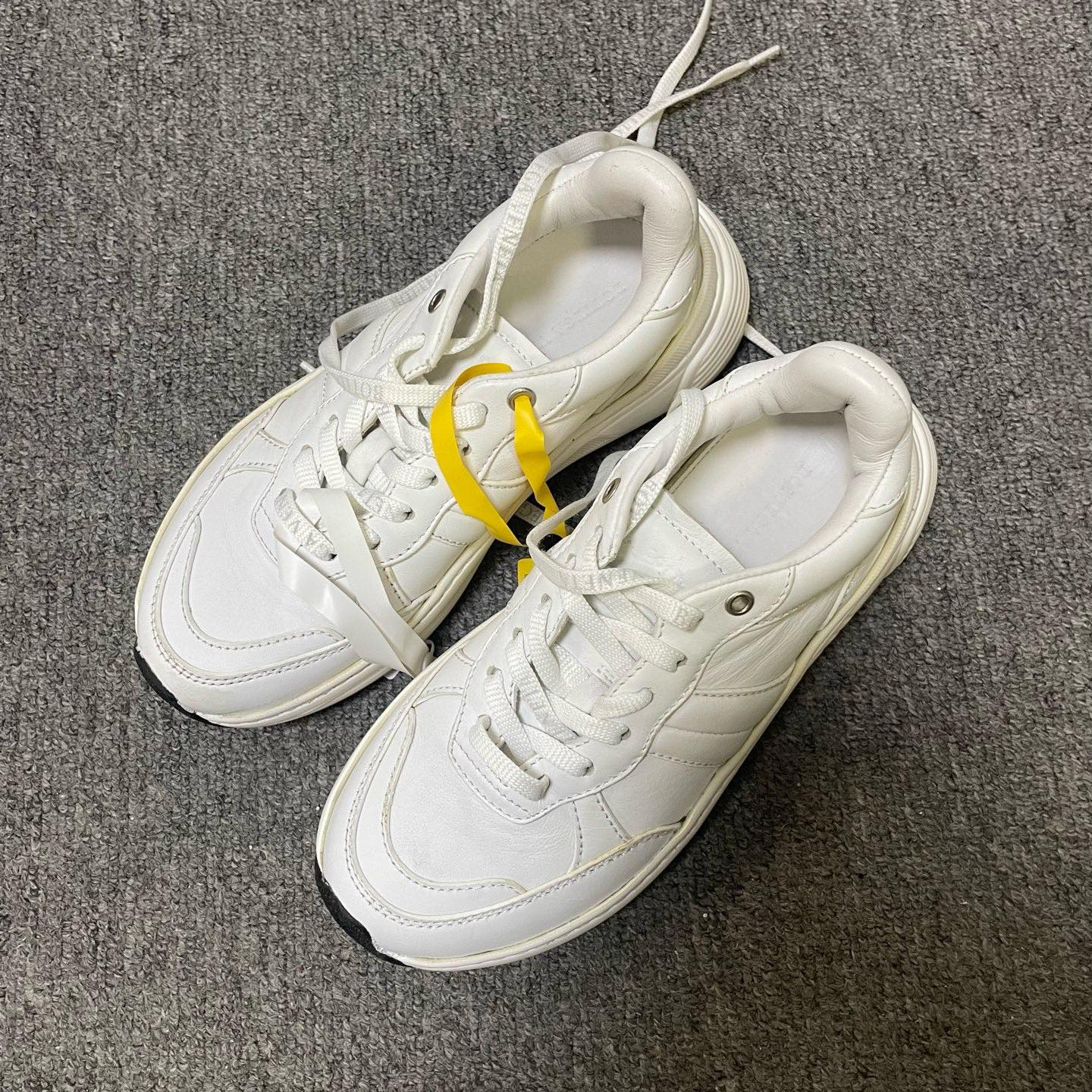 95新 BOTTEGA VENETA/葆蝶家 系带低帮运动休闲鞋 36码/12780