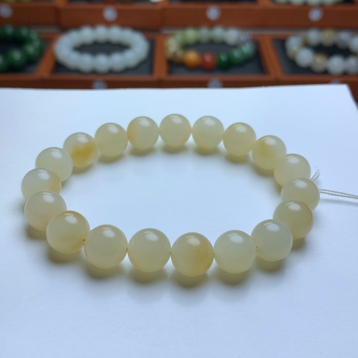 和田玉手串未镶嵌