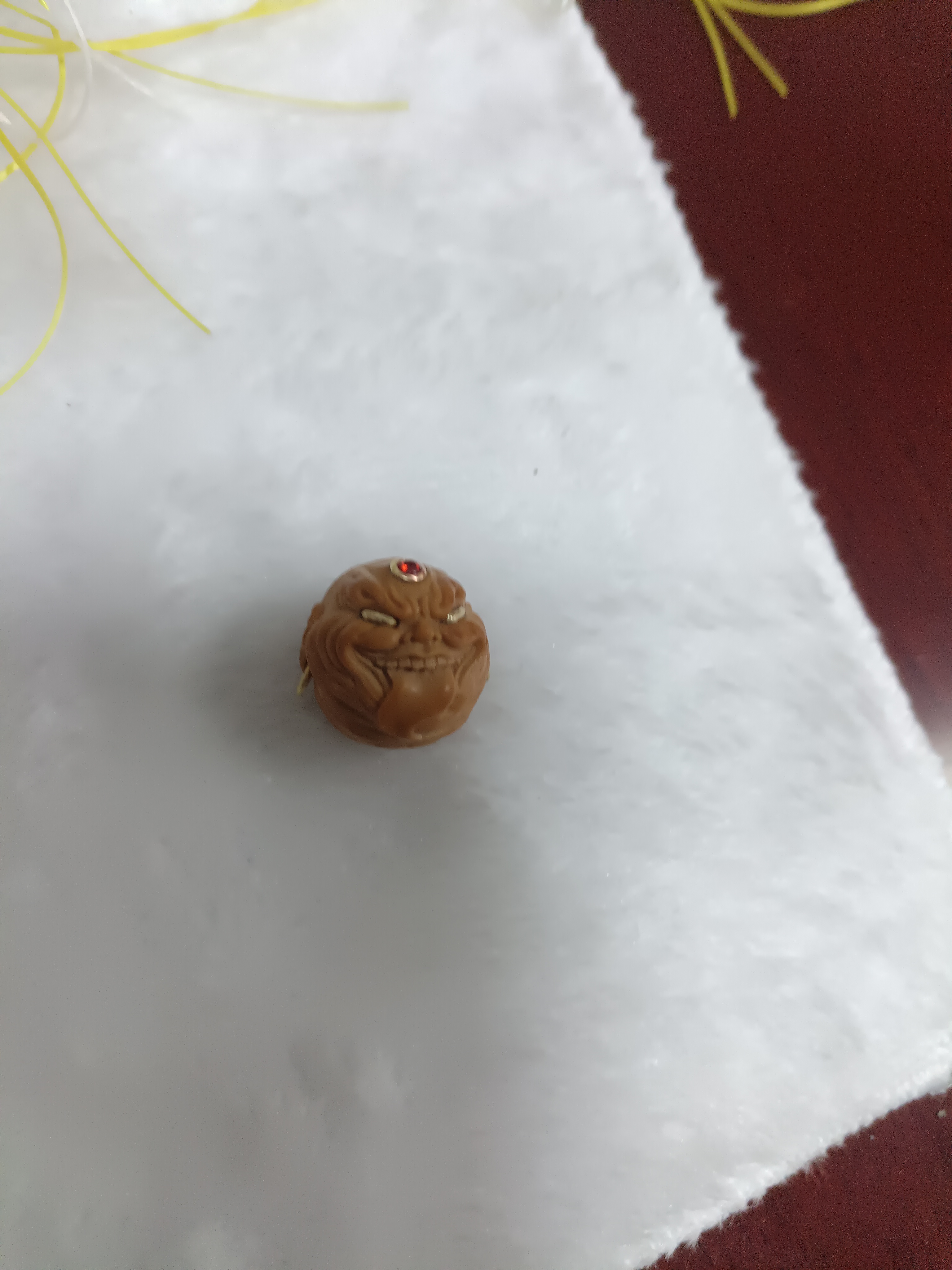 聚宝盆雕刻舔僧满镶猴头