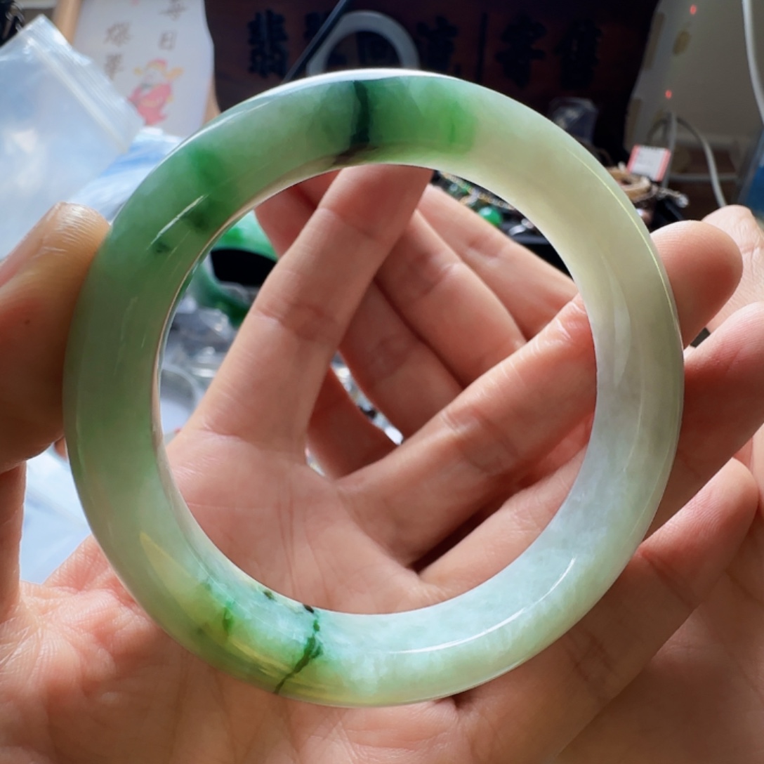 翡翠未镶嵌手镯翡翠580