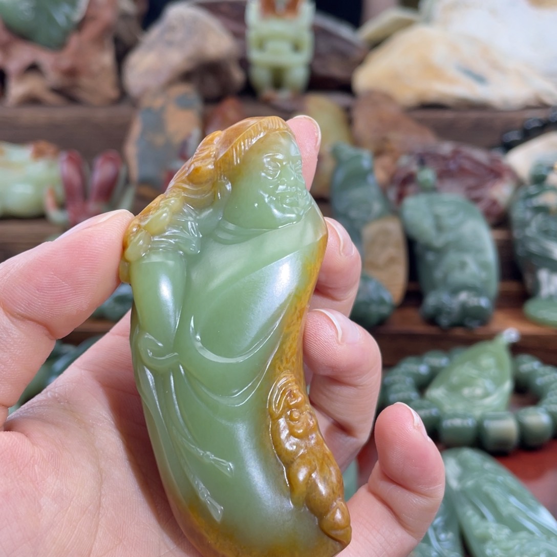 岫岩河磨玉（透闪石质玉）把件未镶嵌用****8