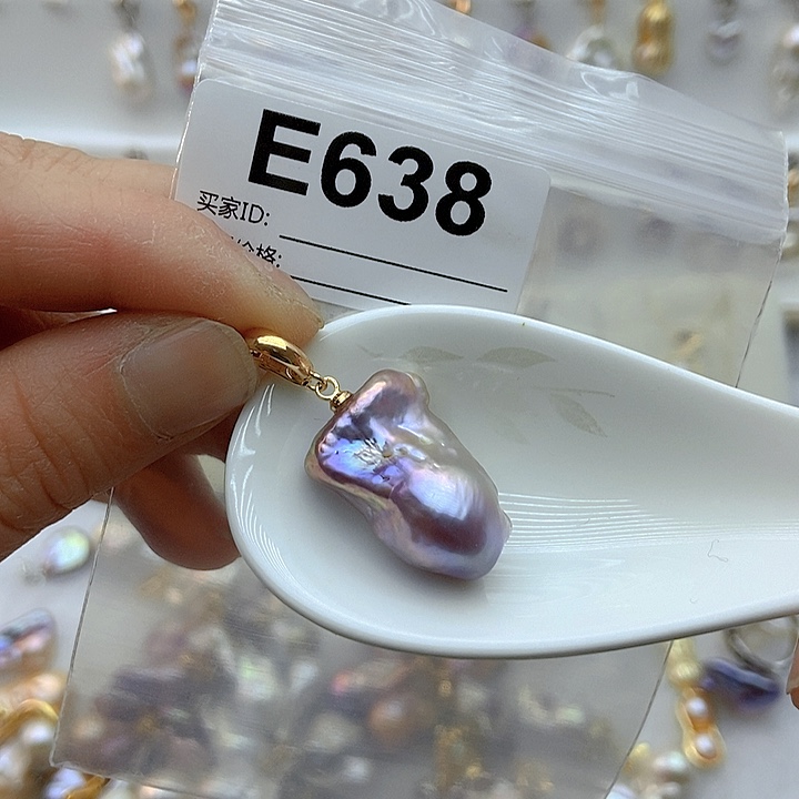 淡水珍珠颈饰银S925镶嵌