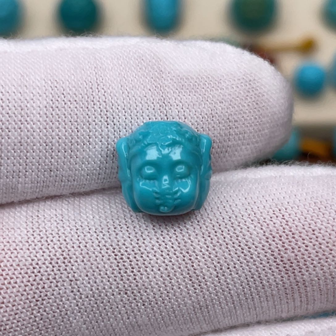 绿松石挂件未镶嵌10.3mm