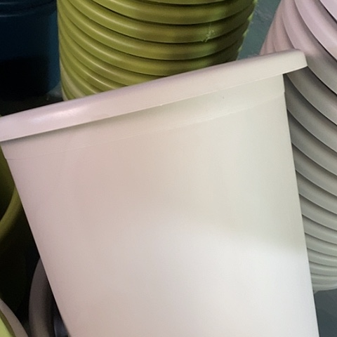 树脂四季8号灰白无托3个