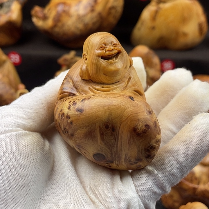 柏木（崖柏）米勒手把件