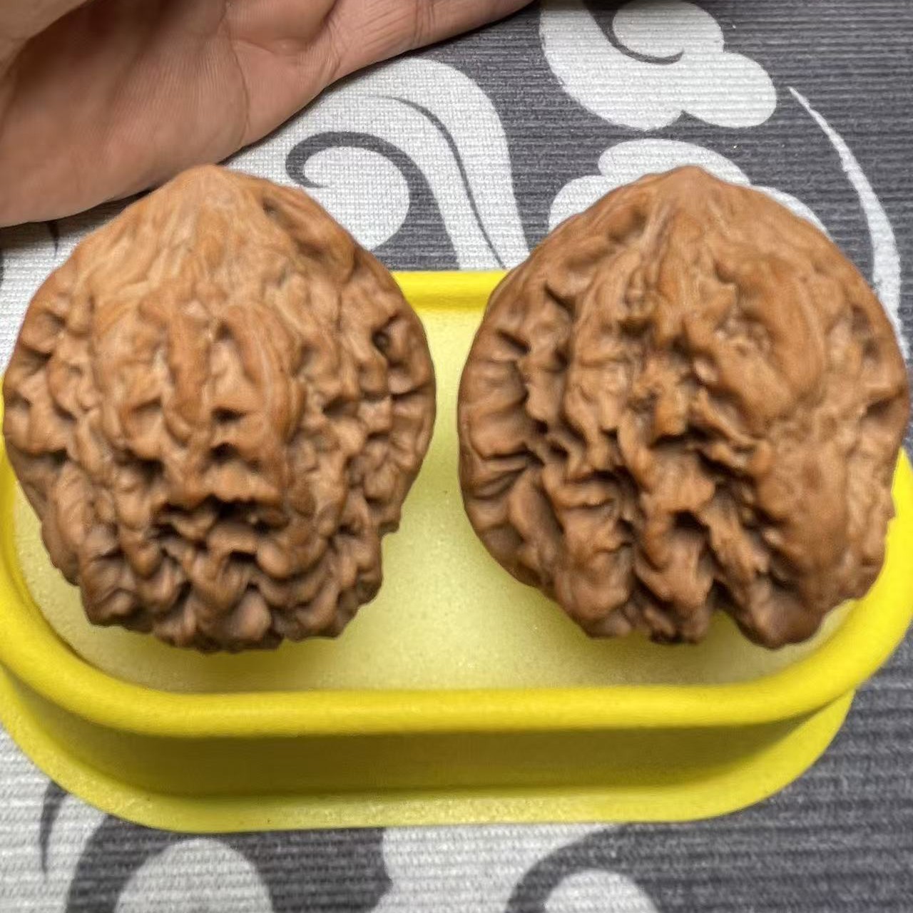 老树野牛手把件，全品无修