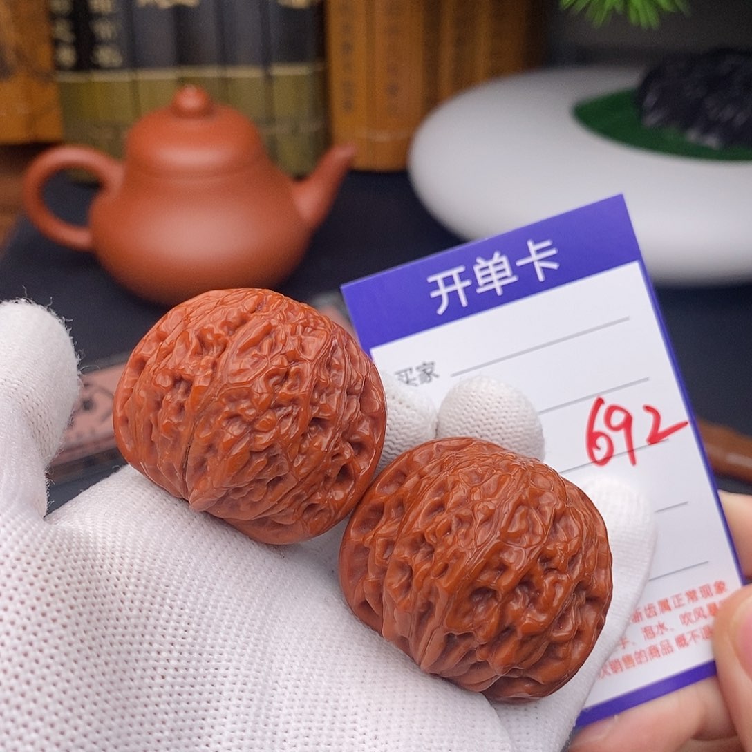 文玩核桃把件40铁锤692