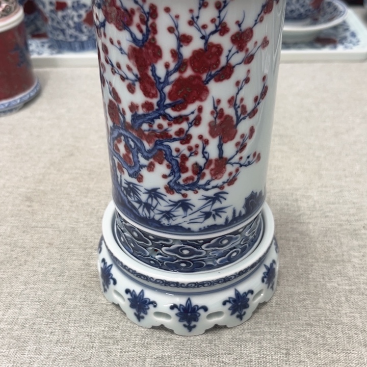 道***远景德镇陶瓷釉里红