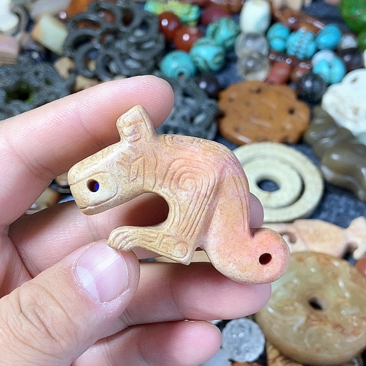 和田玉未镶嵌颈饰28