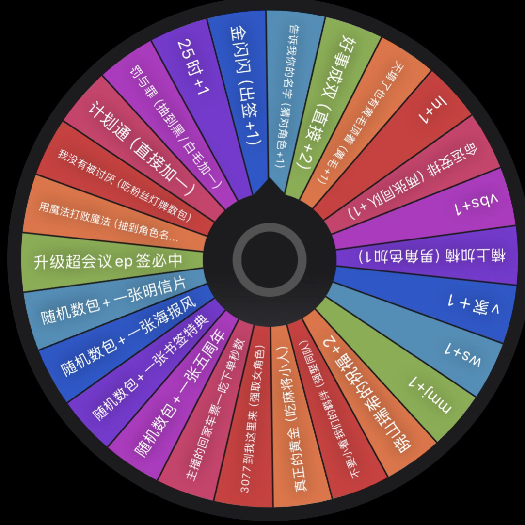 SEGA · pjsk/世界计划玩法转盘大乱斗【直播代拆 默认初伤】