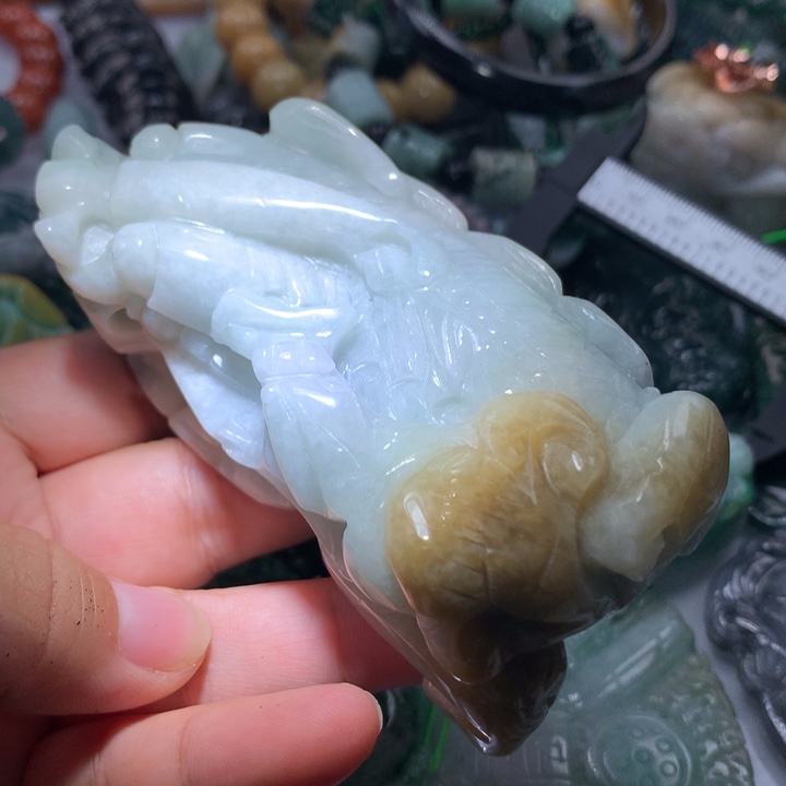 翡翠颈饰未镶嵌保真天然A货翡翠