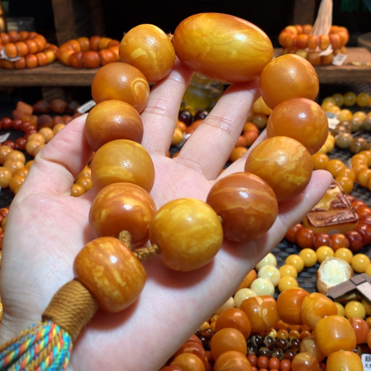 【闪购商品】手串蜜蜡未镶嵌蜜蜡手串