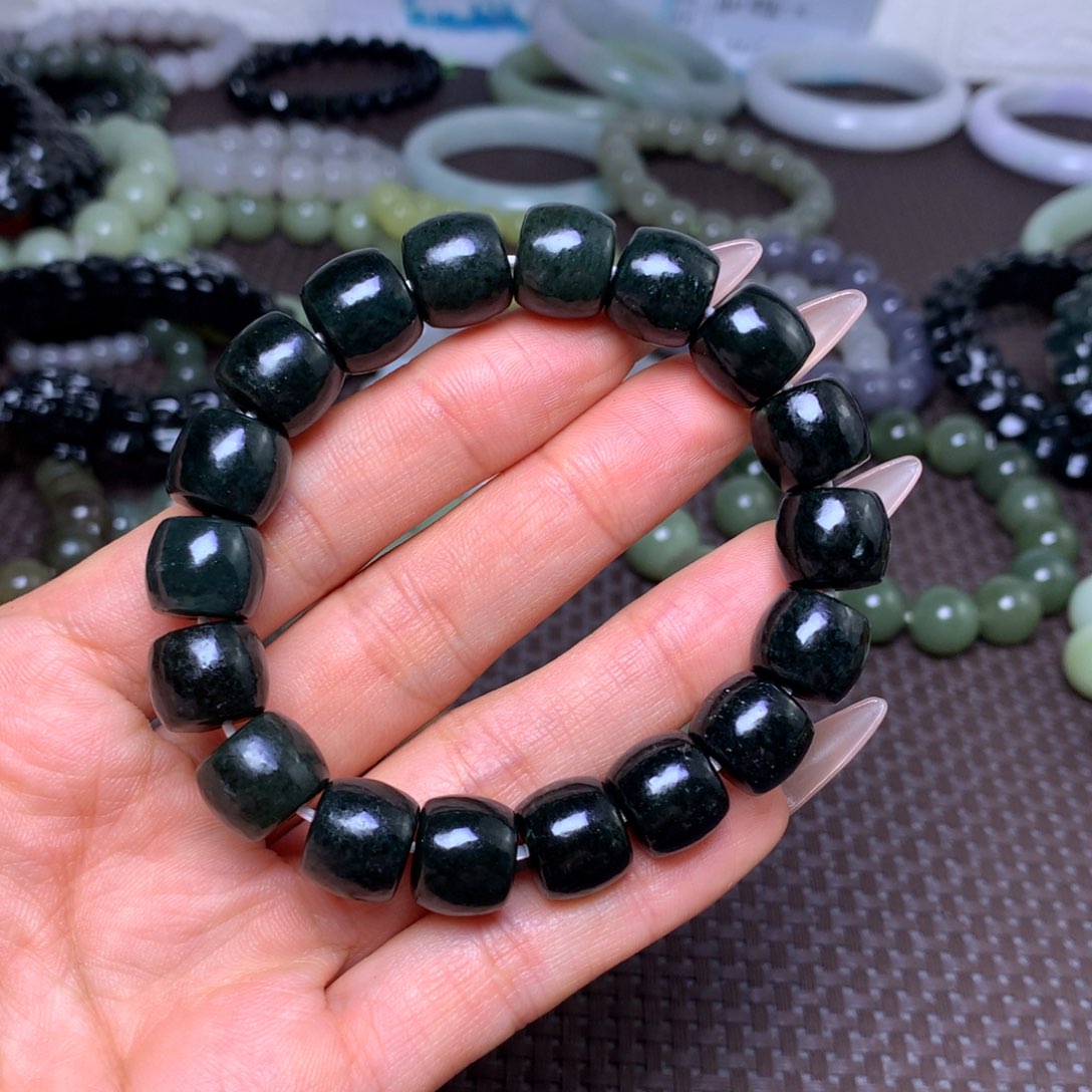 未镶嵌手串和田玉卡12