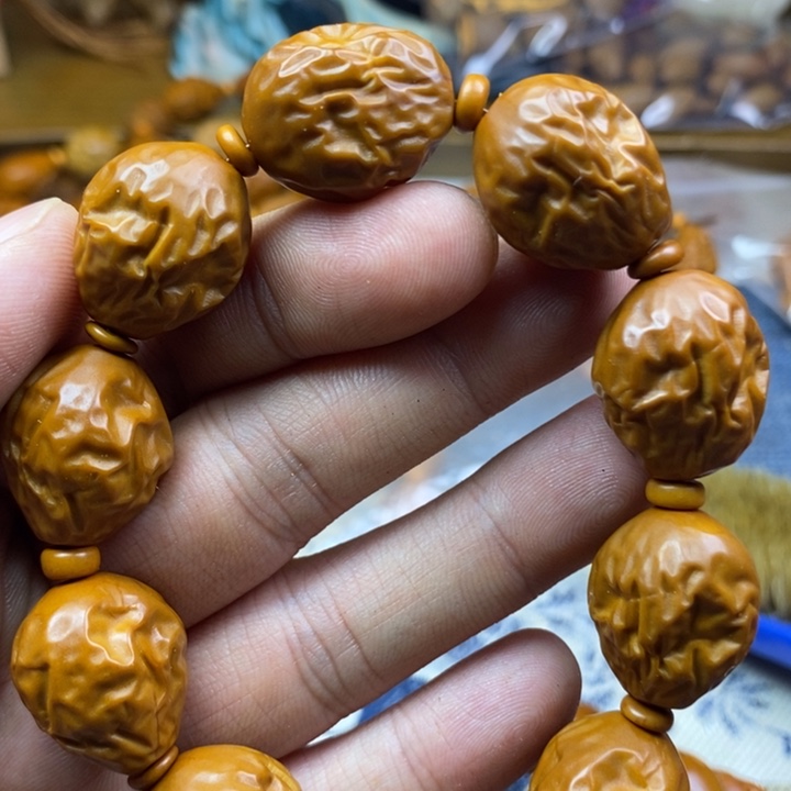 橄榄核手串/手链橄榄核雕工艺手串