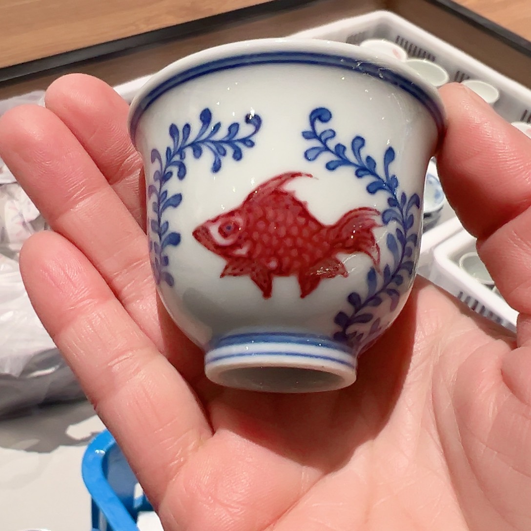 微瑕臻玉古坊原矿釉里红