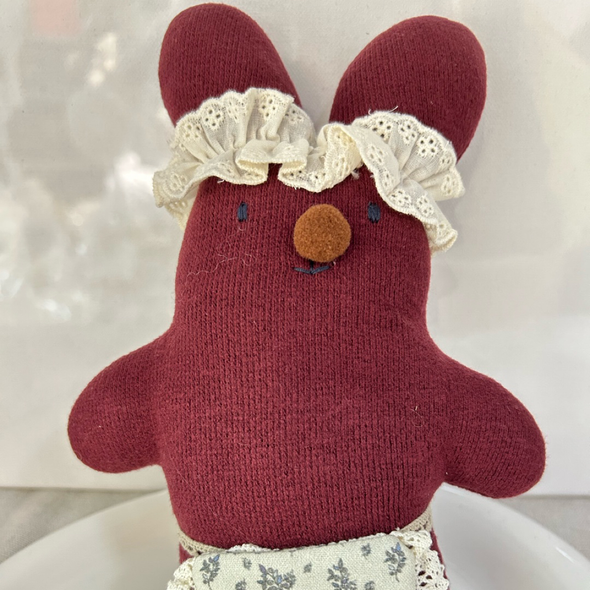 韩国ins新款圣诞新年红色布艺娃娃 可爱陪伴公仔玩偶