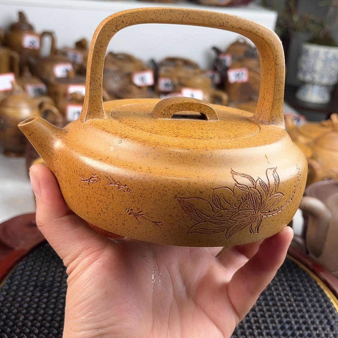 紫泥茶壶宜兴紫砂