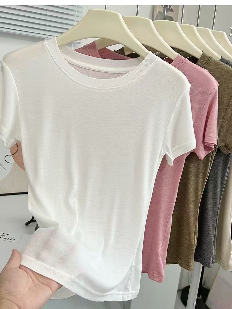 6826多巴胺小圆领短袖