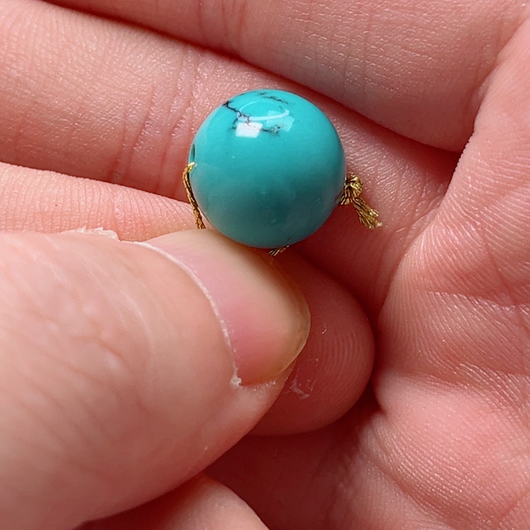 绿松石12.2圆珠未镶嵌