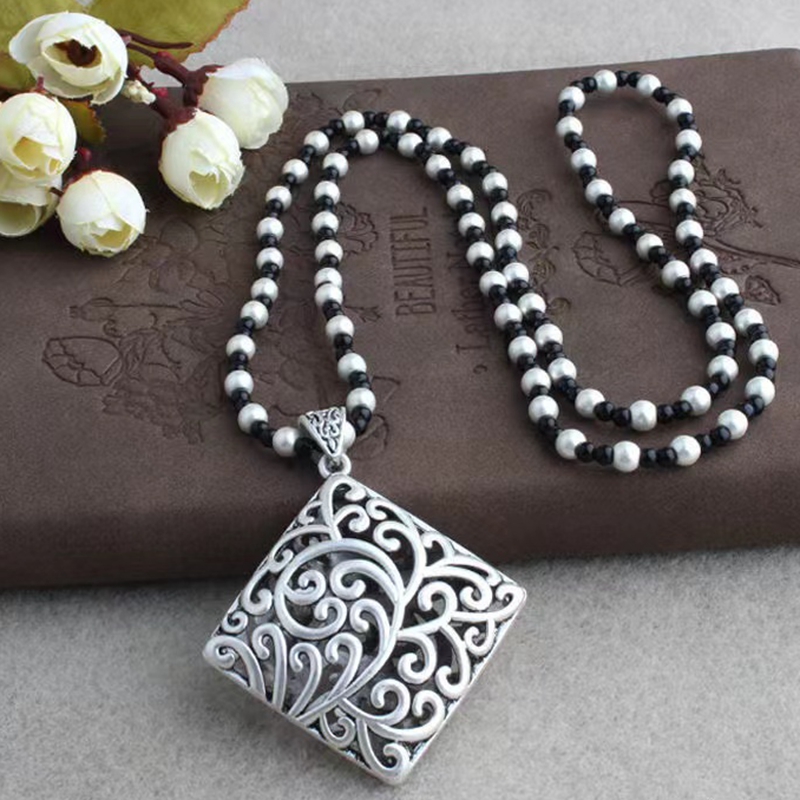 合金项链 女民族风长款饰品链子百搭