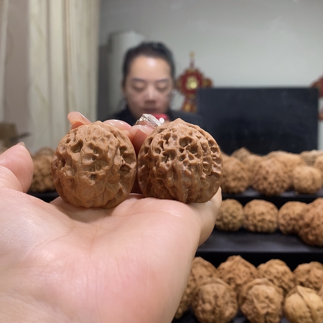 把件文玩核桃35白蛇谷