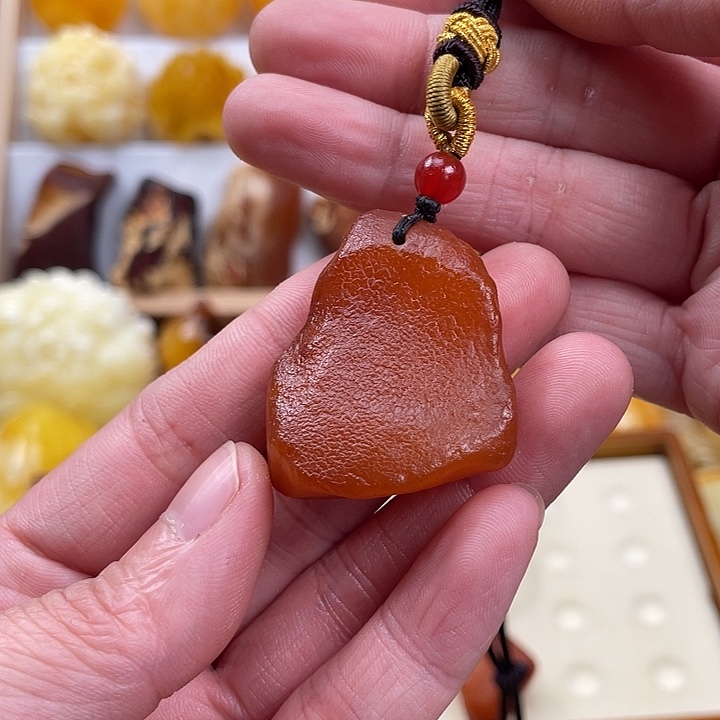 蜜蜡项链未镶嵌7克