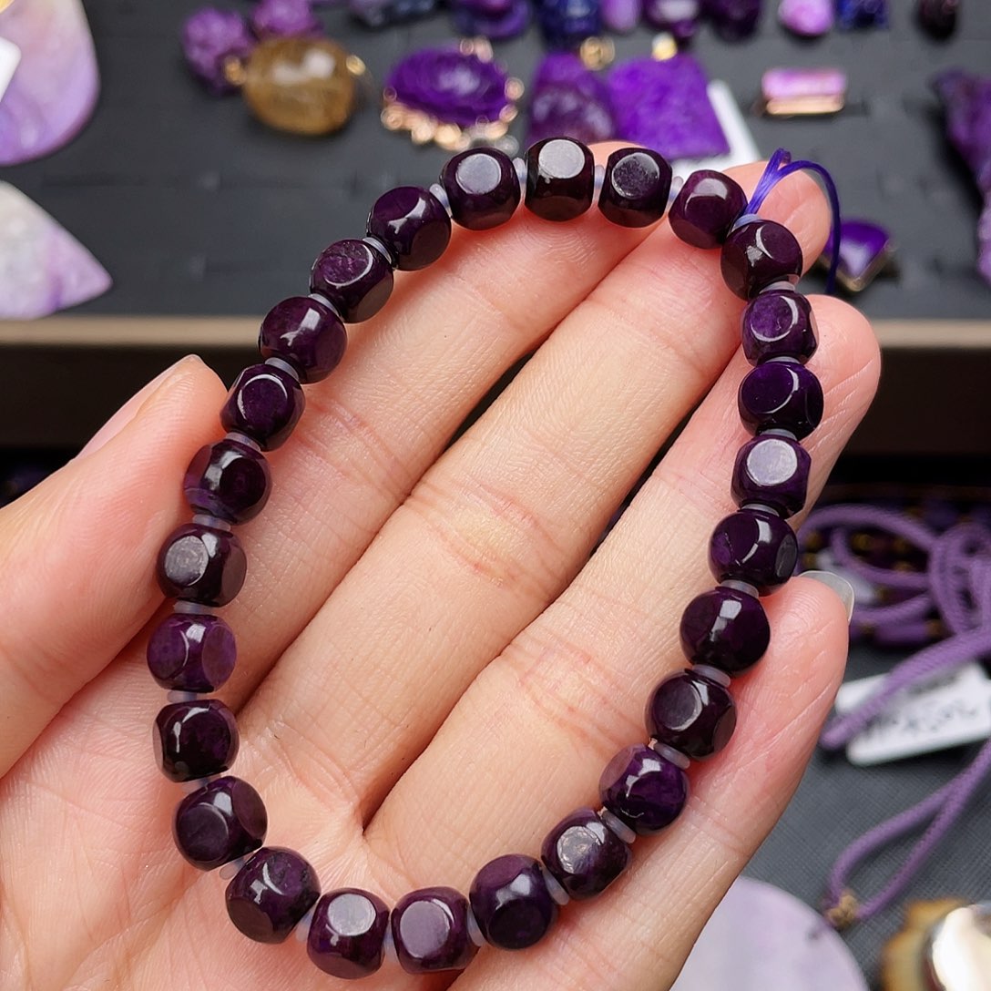 苏纪石（舒俱来）手链未镶嵌