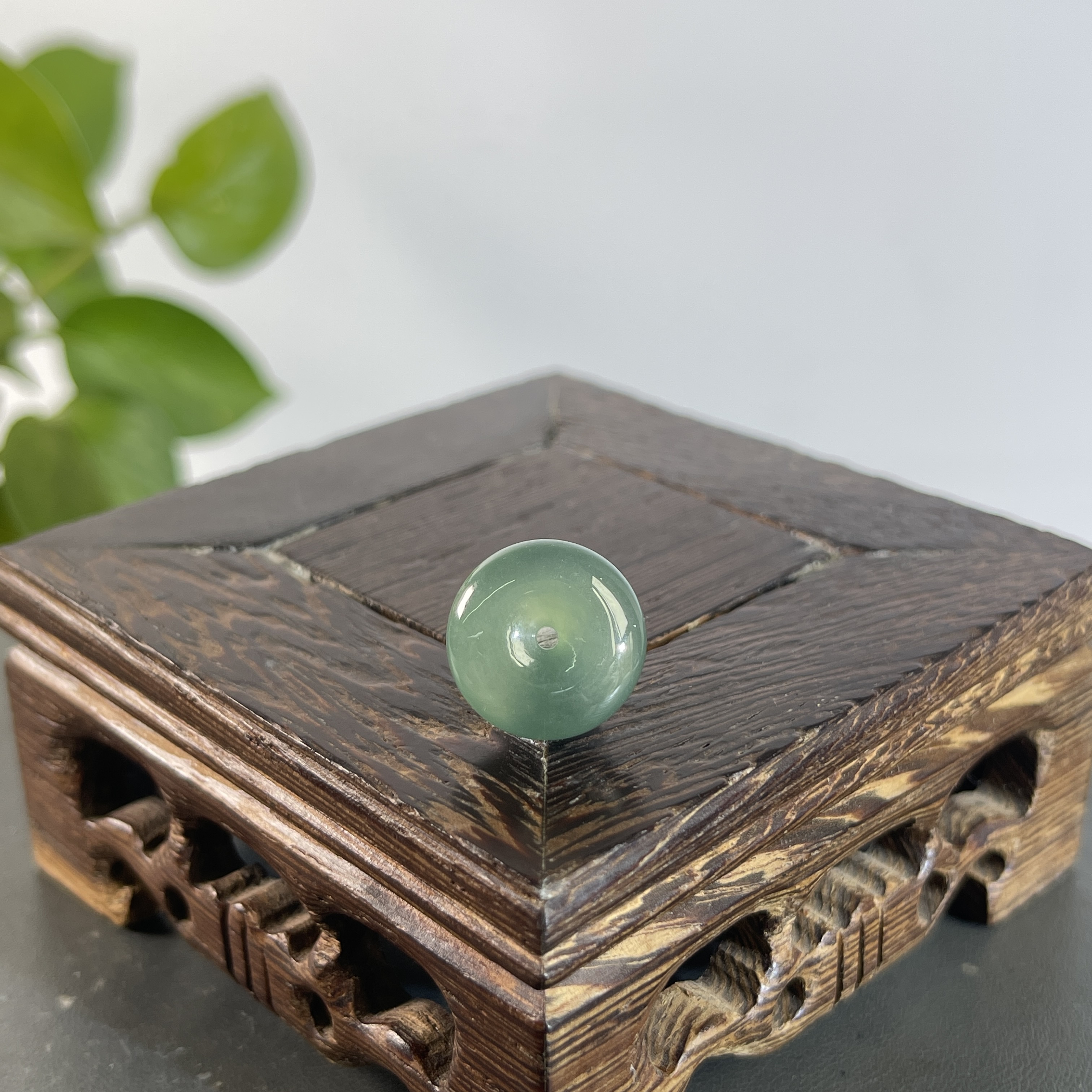 JSB26-165    天然缅甸翡翠A货   平安扣