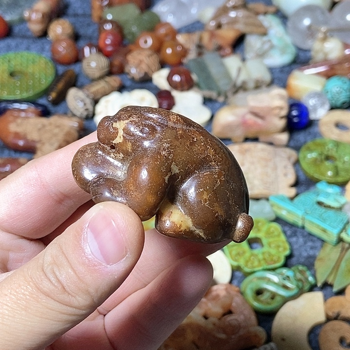 和田玉未镶嵌颈饰169