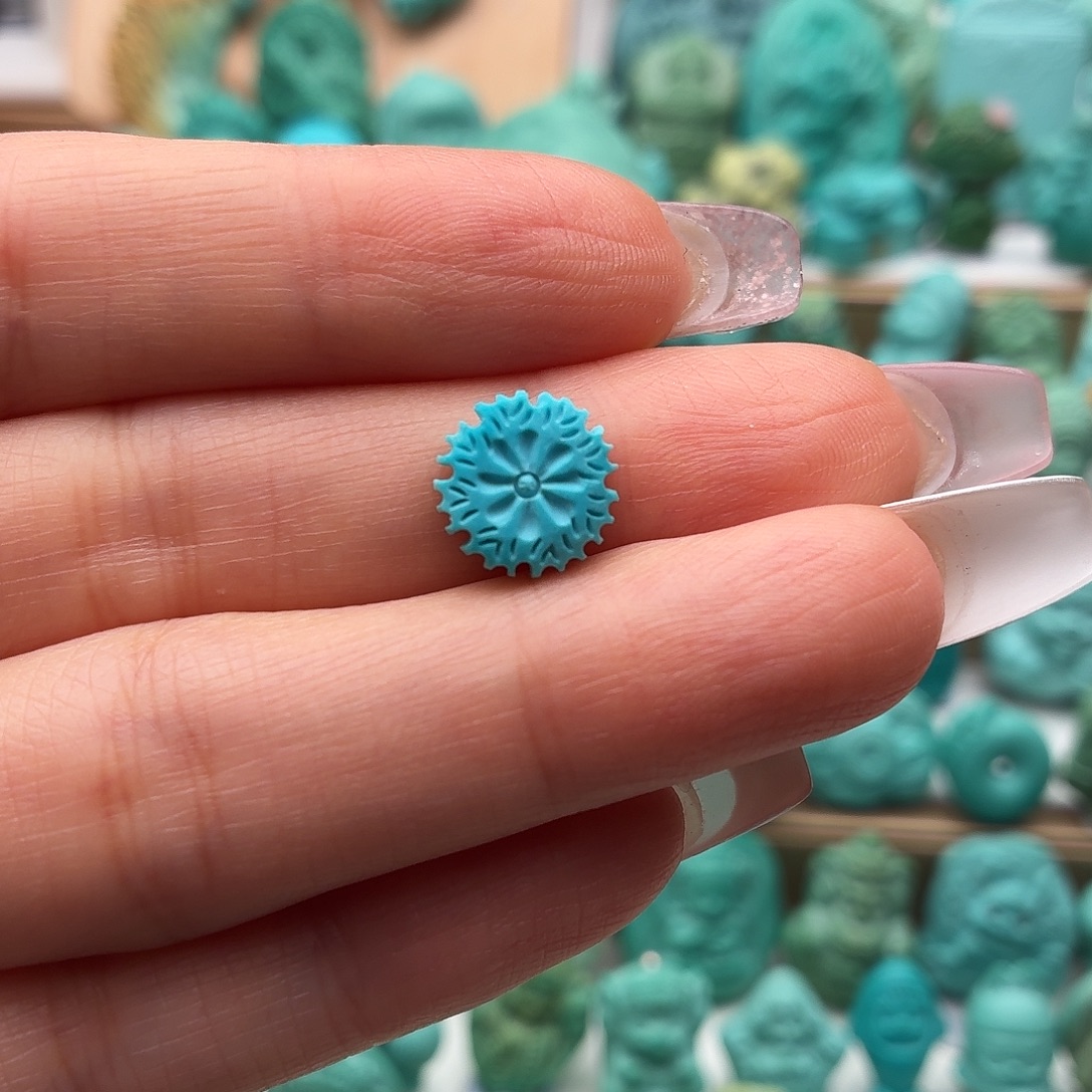 ～***洋绿松石未镶嵌饰品