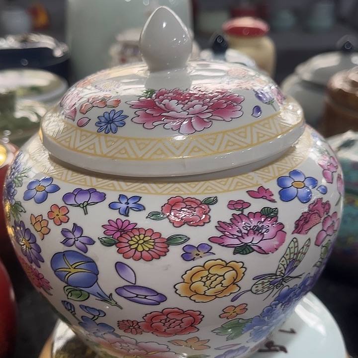 摆件陶瓷茶叶罐密封罐等