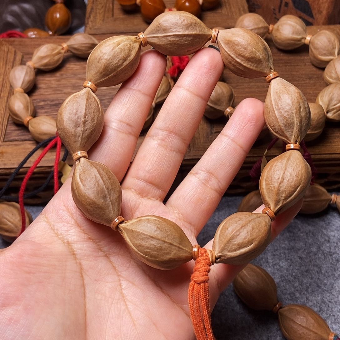 橄榄核手串/手链老**！20*31