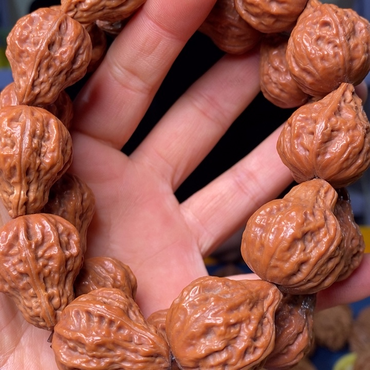 文玩核桃吊坠文玩核桃花生手串