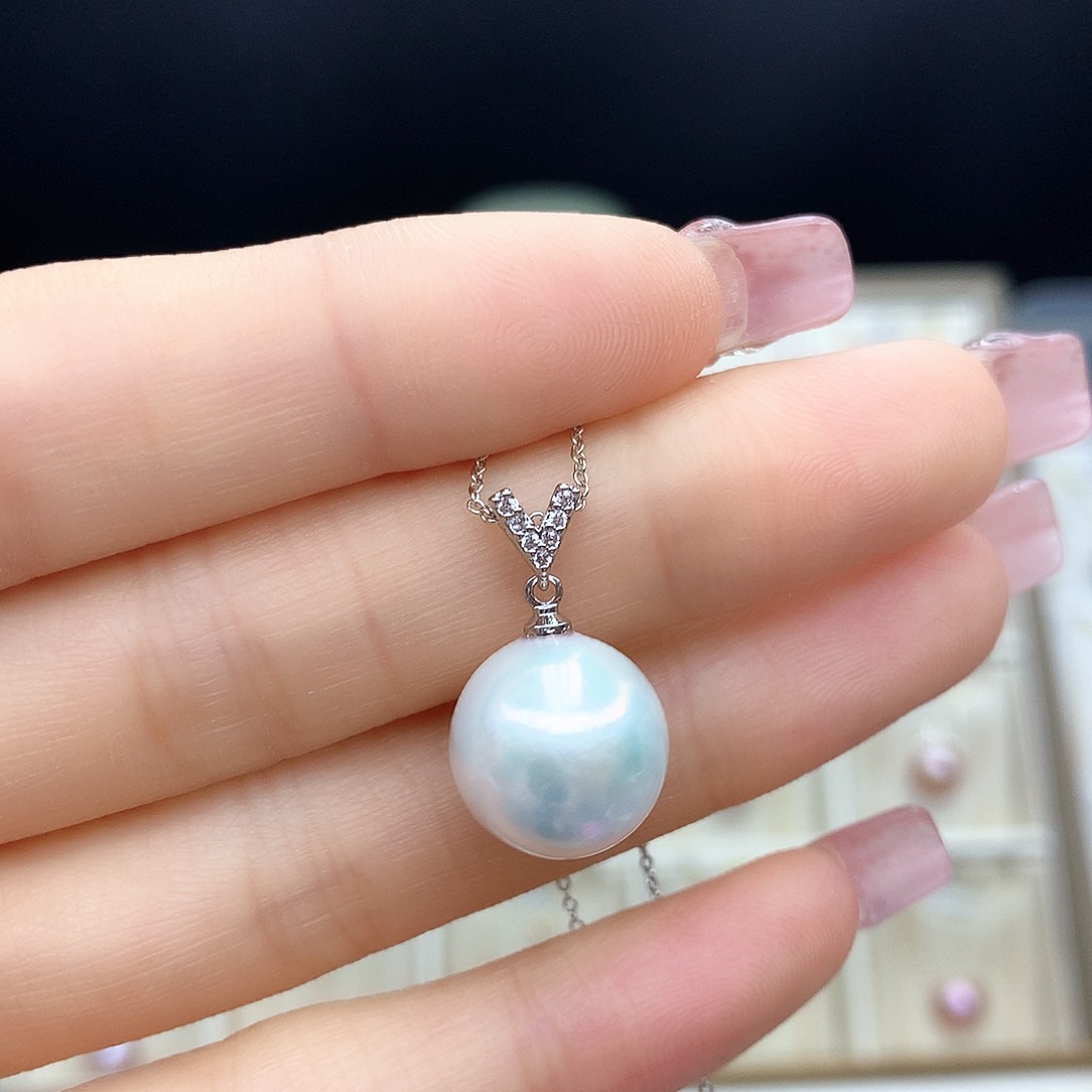 淡水珍珠颈饰合金