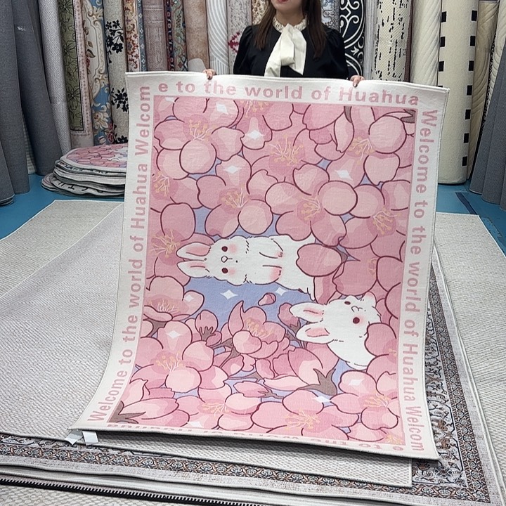 混纺尺寸误差正负1-3厘米120×160棉布底仿羊绒特价福利