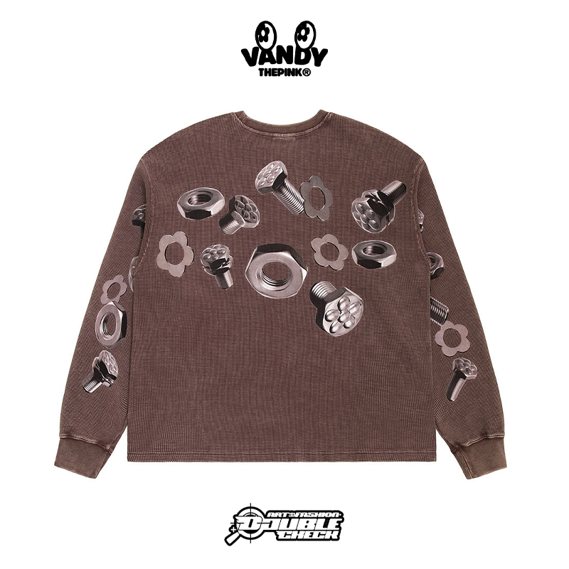 【DoubleCheck】VANDYTHEPINK Bolts&Nuts LongSleeves 螺栓长袖T恤