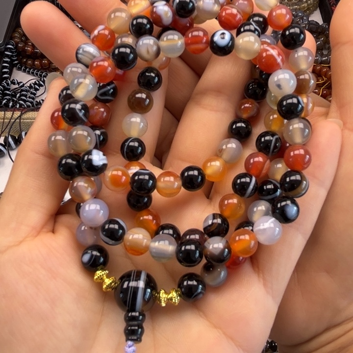 玛瑙/玉髓未镶嵌手链