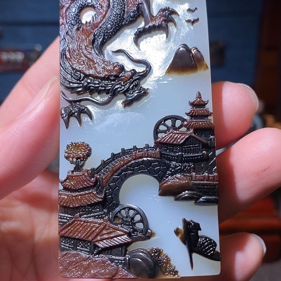 和田玉挂件未镶嵌