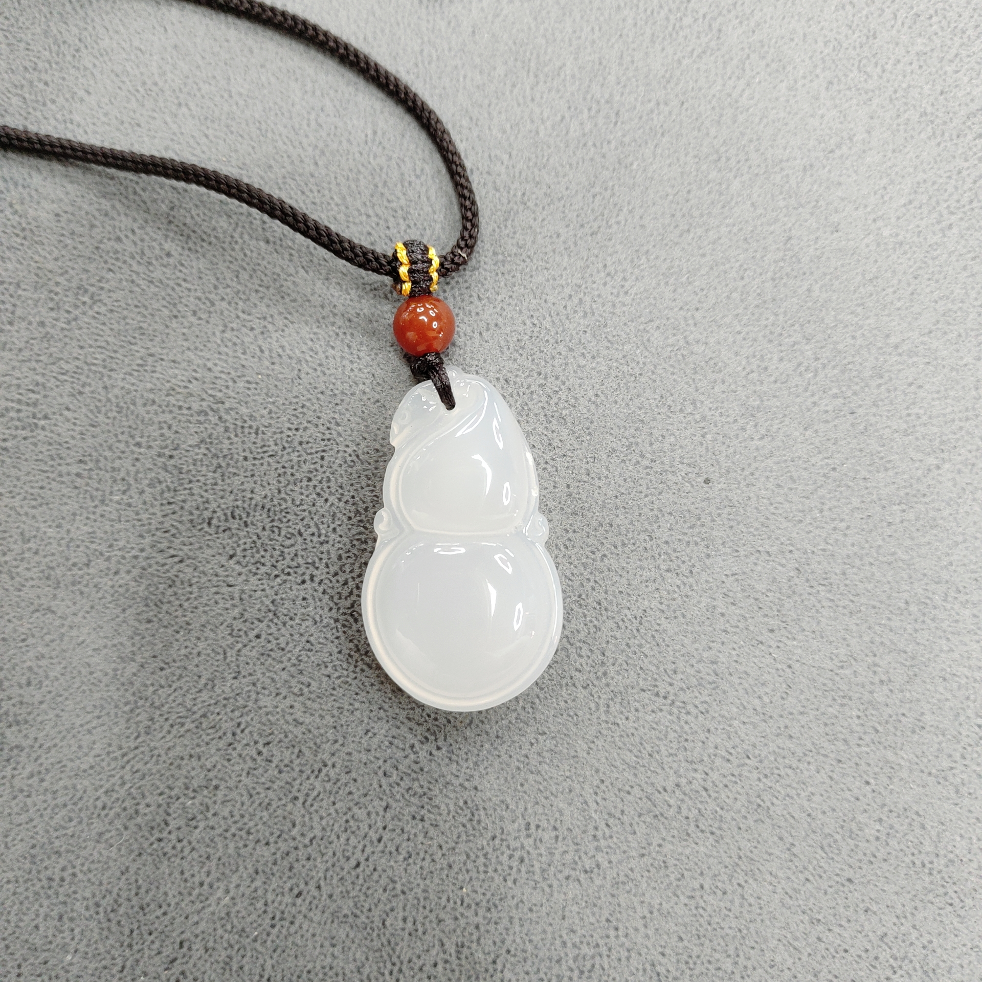 【刀哥专享】天然玉髓葫芦吊坠 yp