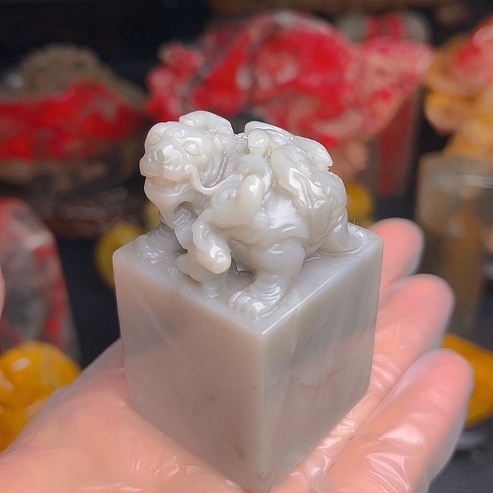 昌化石拓*者昌化冻石精品印章