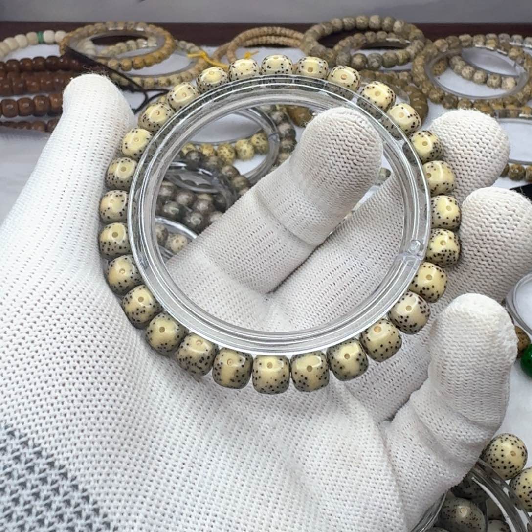 星月菩提手串8×7月留白 346