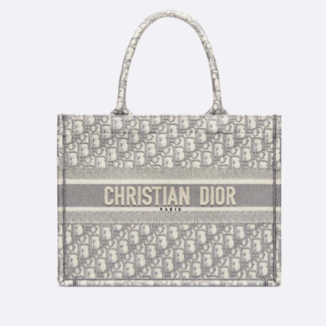 99新 DIOR/迪奥 Dior迪奥灰色老花booktote7809