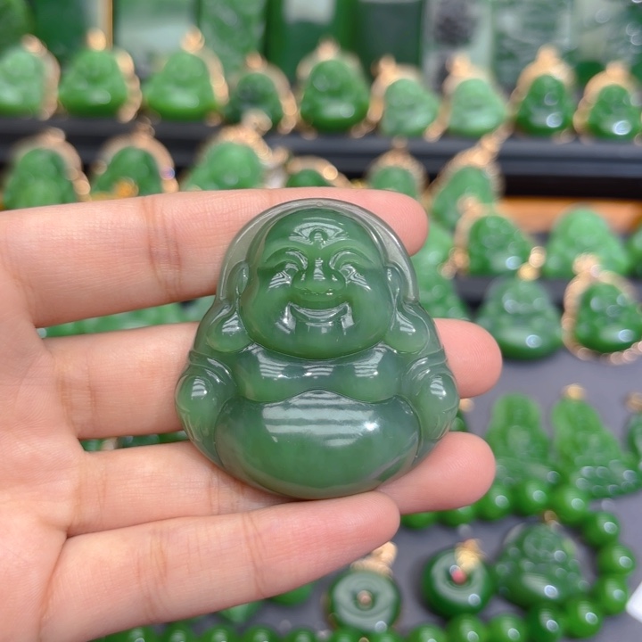 颈饰未镶嵌和田玉（碧玉）特价49m，介意勿拍！