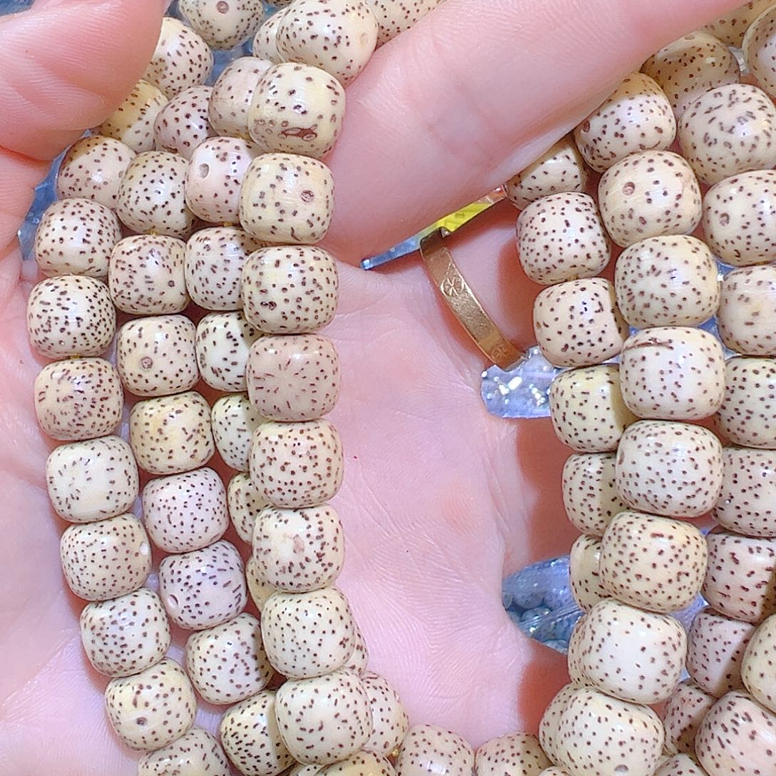 鹭***神吊坠星月菩提精品108