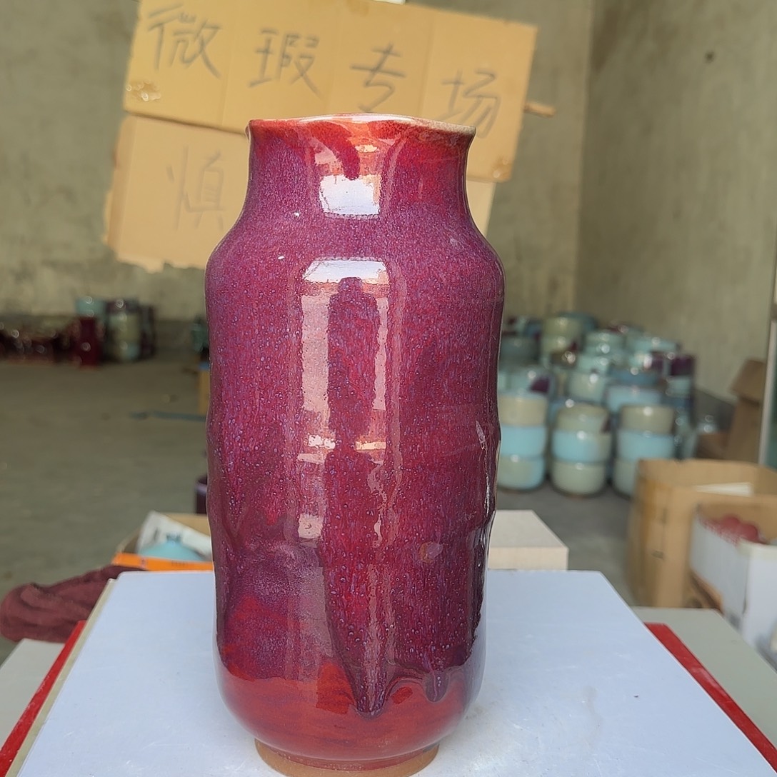 陶摆件郑家钧瓷摆件微瑕