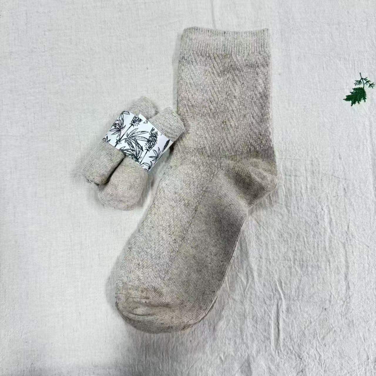 罗布麻秋冬款袜子