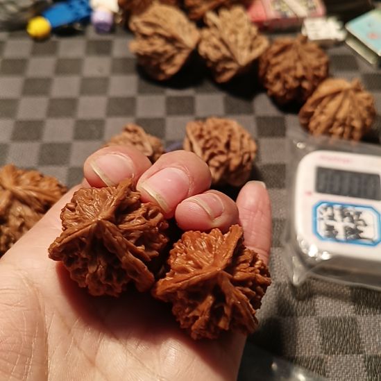 阿***轩盘山文玩核桃三棱子32左右