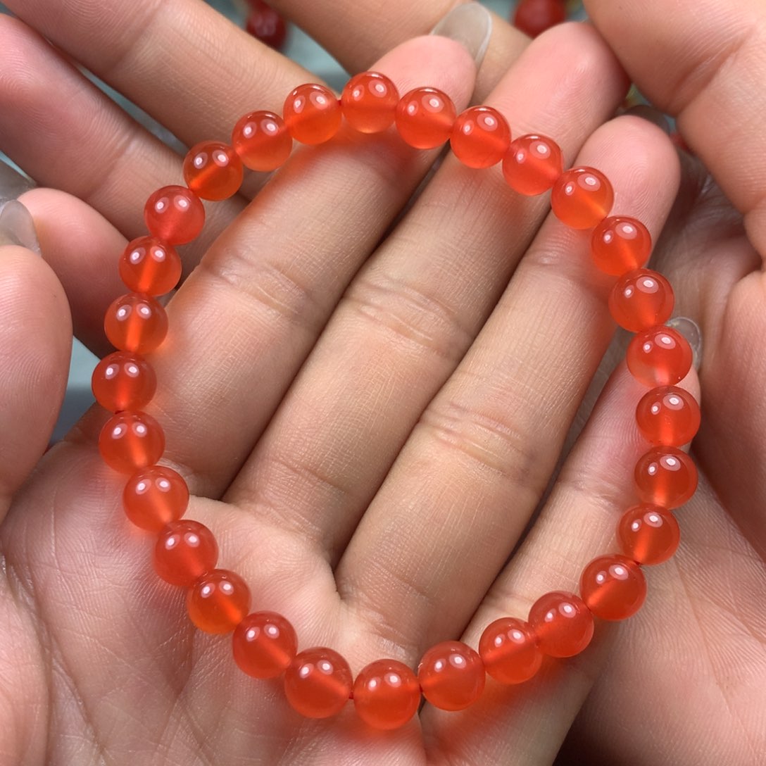 未镶嵌手串南红玛瑙